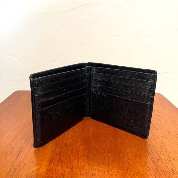 Coach Black Leather Men's Wallet - Picture 4 of 6